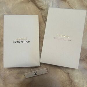 Louis Vuitton samples and perfume